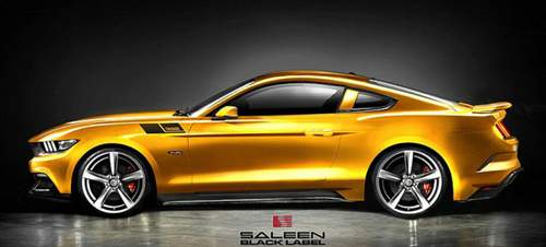 Saleen-Mustang mit klassischer Boss-Lackierung. Der Fünfliter-V8 soll 640 PS leisten