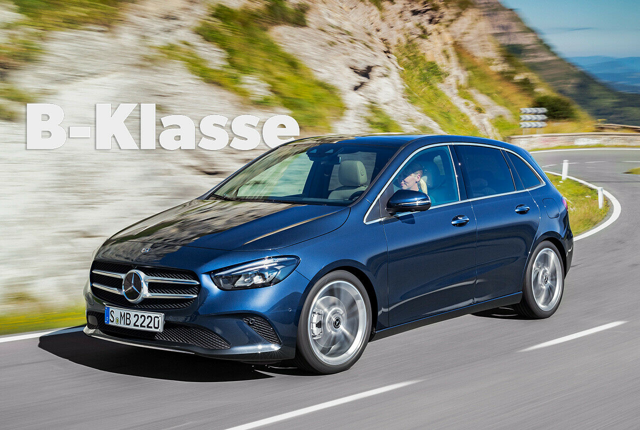 Die Mercedes B-Klasse: Frontansicht