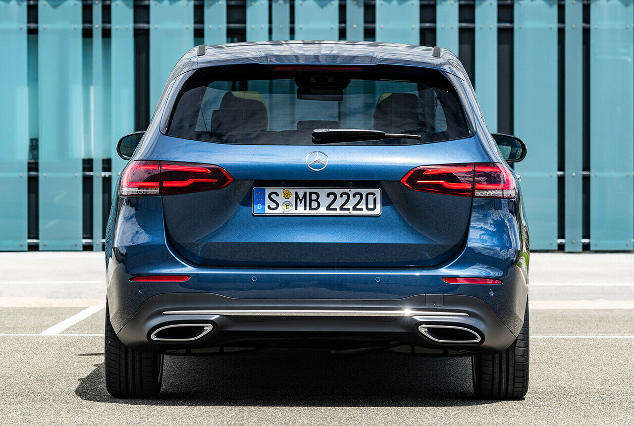 Die Mercedes B-Klasse: Heckansicht