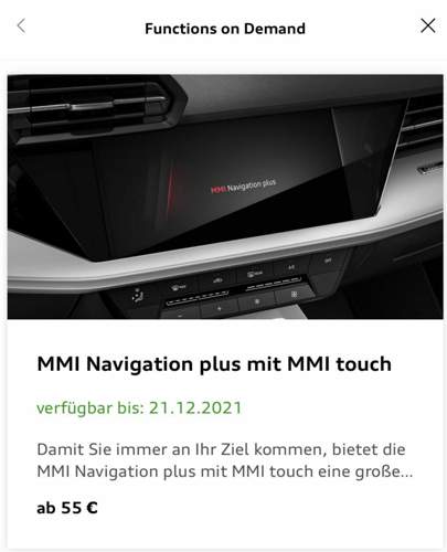 MMI Navigation plus mit MMI touch