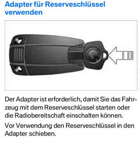 Reserveschlüssel
