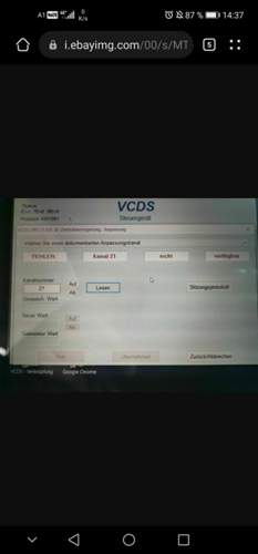 Vcds stg 35 Anpassung 10