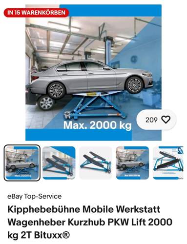 Kipphebebühne