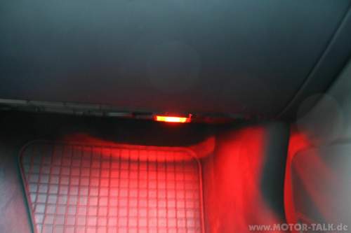 In der Garage, Beifahrer (Nahaufnahme)