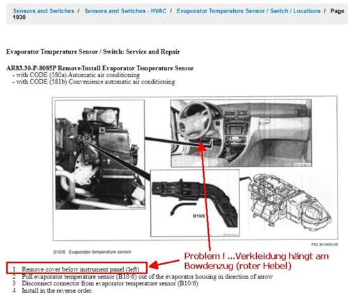 Thermosensor Klimaanlage