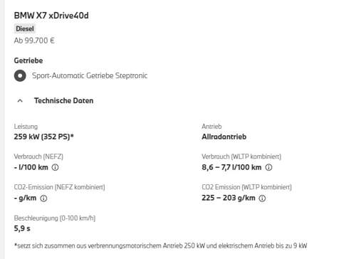 X7 40d
