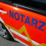 Warum wohl der Notarzt vor Ort ist..?