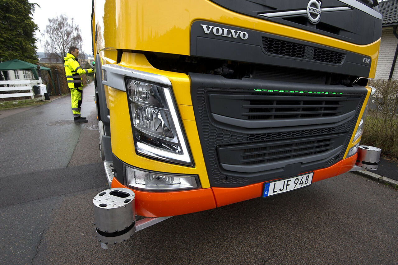 Sensoren sorgen dafür, dass das Fahrzeug seinen Weg vorbei an Hindernissen findet