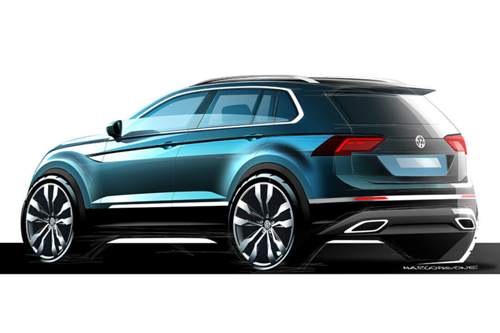Die Serienversion des neuen Tiguan startet im April 2016