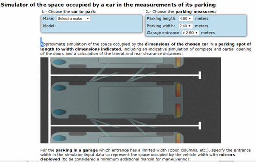 Parking simulator