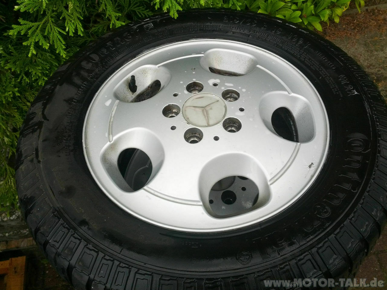 Gebe ab gegen Taschengeld originale 15" Kompletträder Vito/V-Klasse 638 auf Alu, nur Abholung in HB