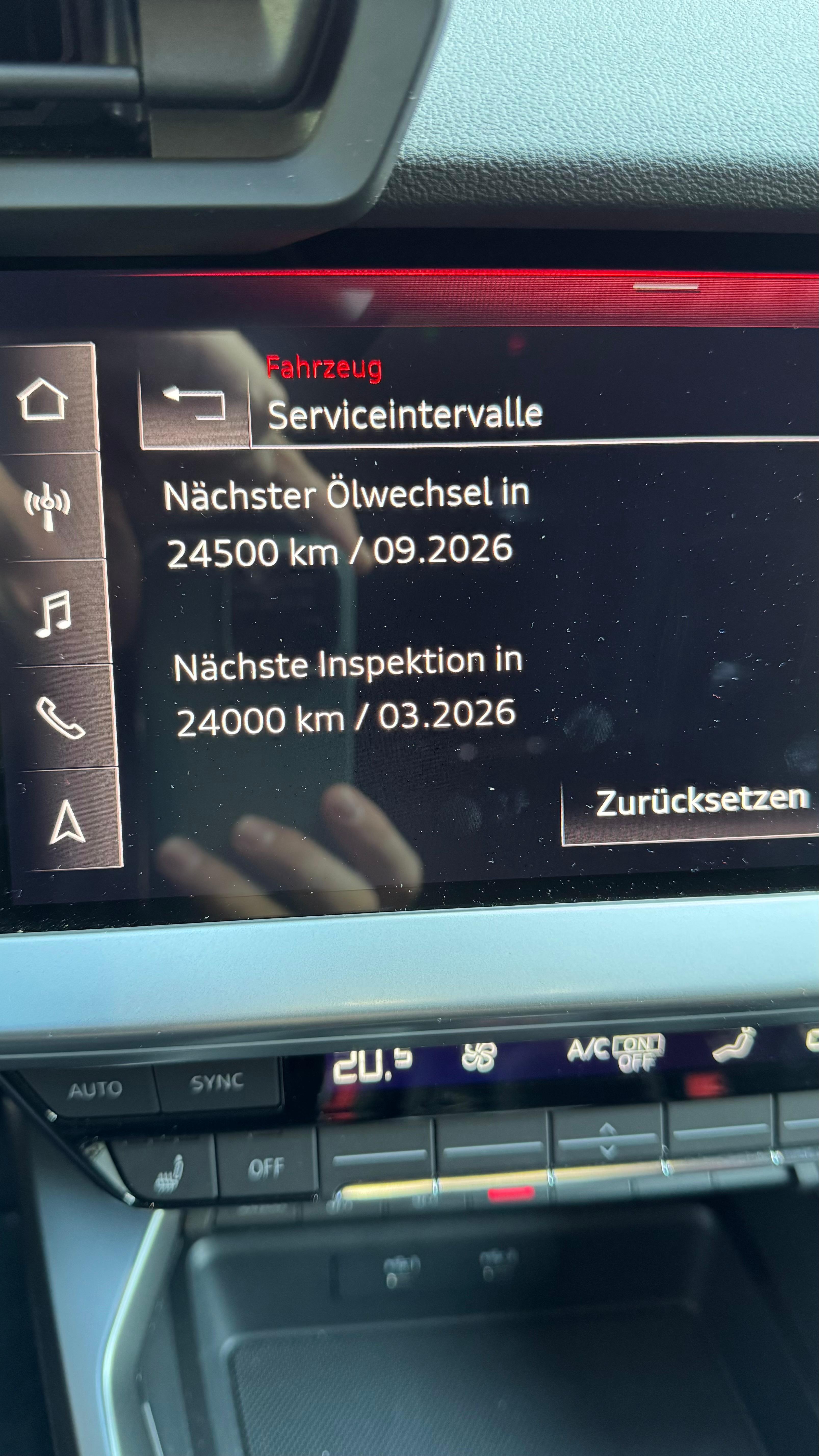 Gebrauchter 40TFSi - wann Service fällig?