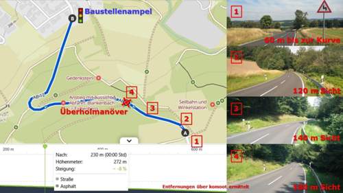 Überholmanöver die 2te