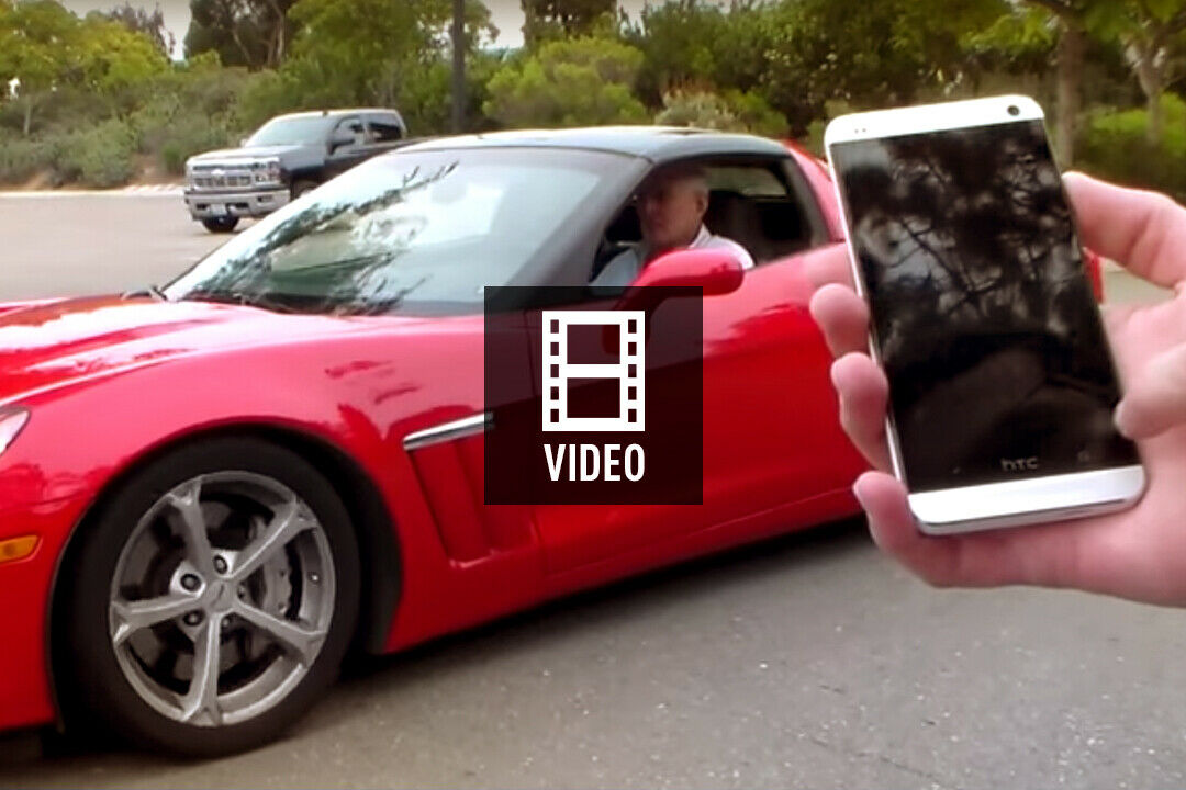 Hacker-Angriff: Bei niedrigen Tempo kann die Corvette mit dem Handy gestoppt werden