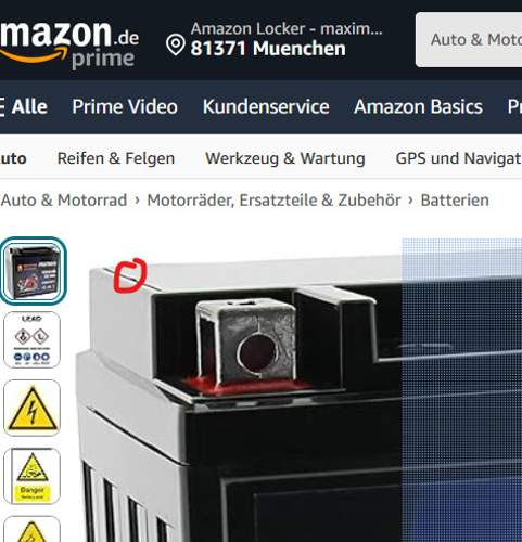 Bild aus Amazon, Schlitz markiert