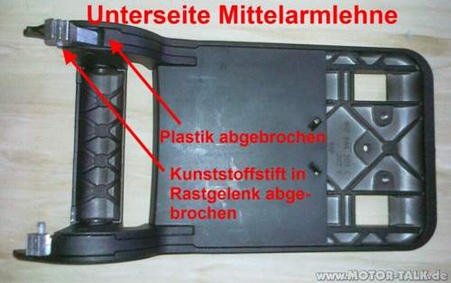 Mittelarmlehengelenk-unterseite