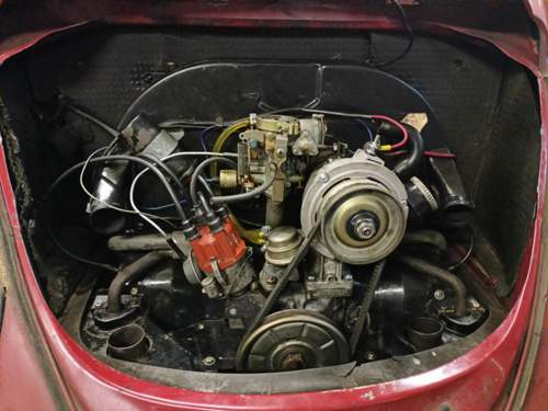 VW Käfer Motorraum