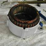 Stator samt Diodenpaket wieder im Gehäuse