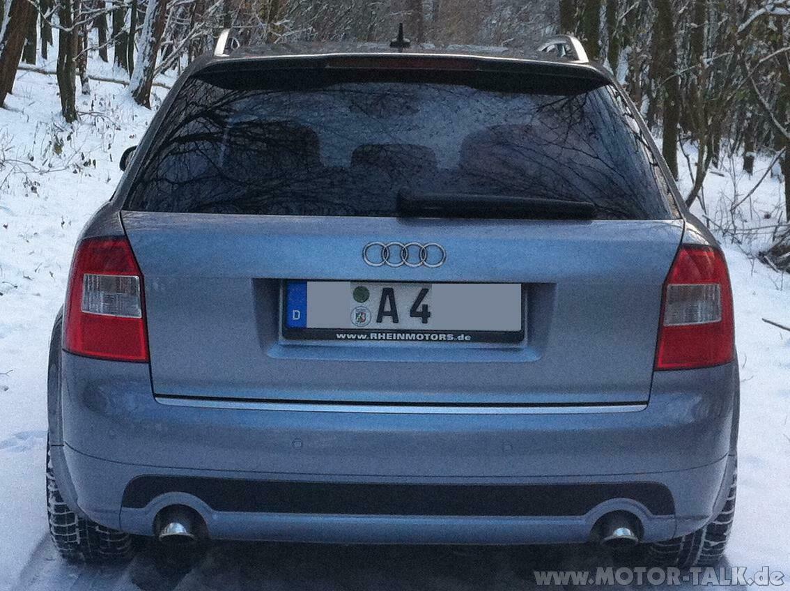Gerade Auspuffblende TDI