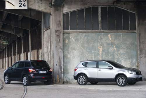 Größenvergleich: Die Facelift-Versionen von Qashqai +2 und Qashqai