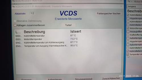 Temperaturem aus VCDS