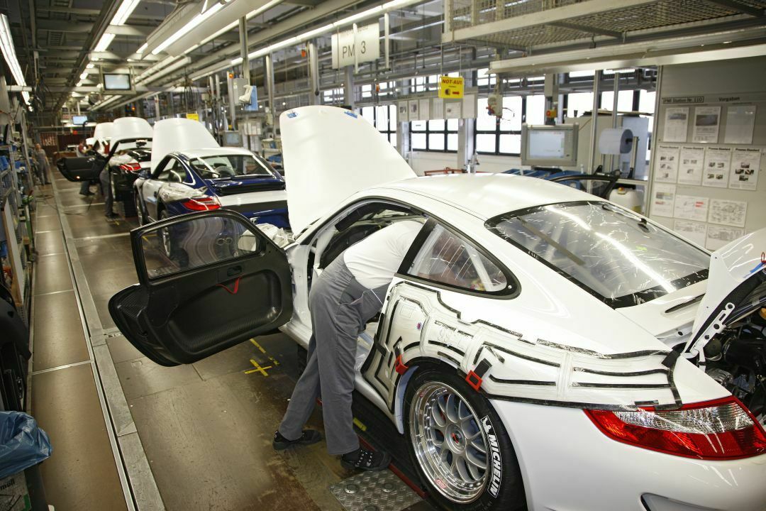 Produktion in Zuffenhausen