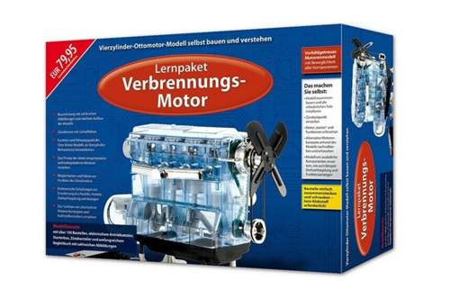 Das Modell für Bastler: Der Bausatz umfasst 100 Teile.