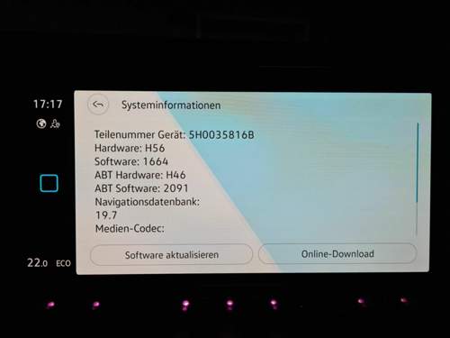 Systeminformationen
