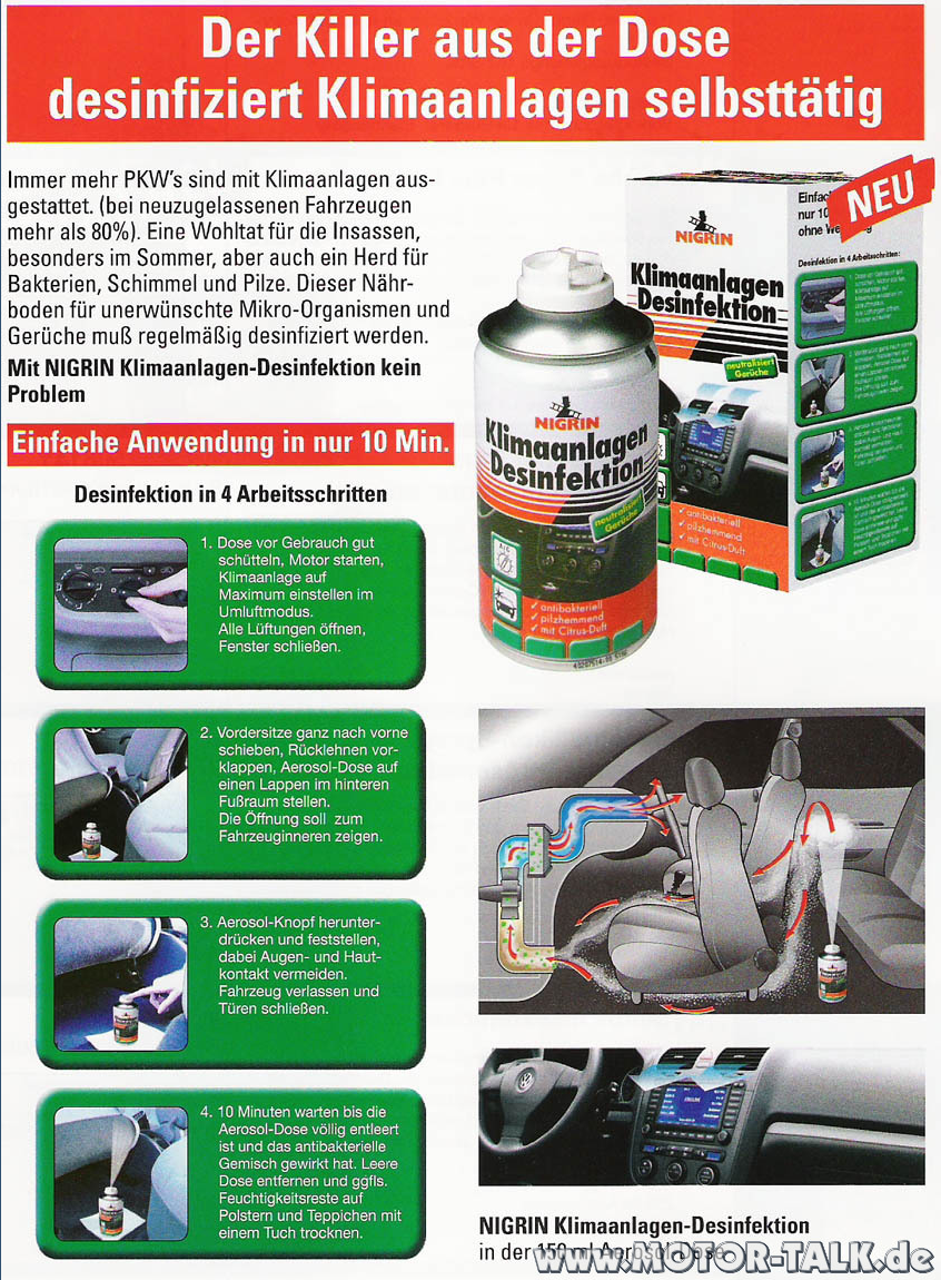 Gestank ausm auto bekommen wie?