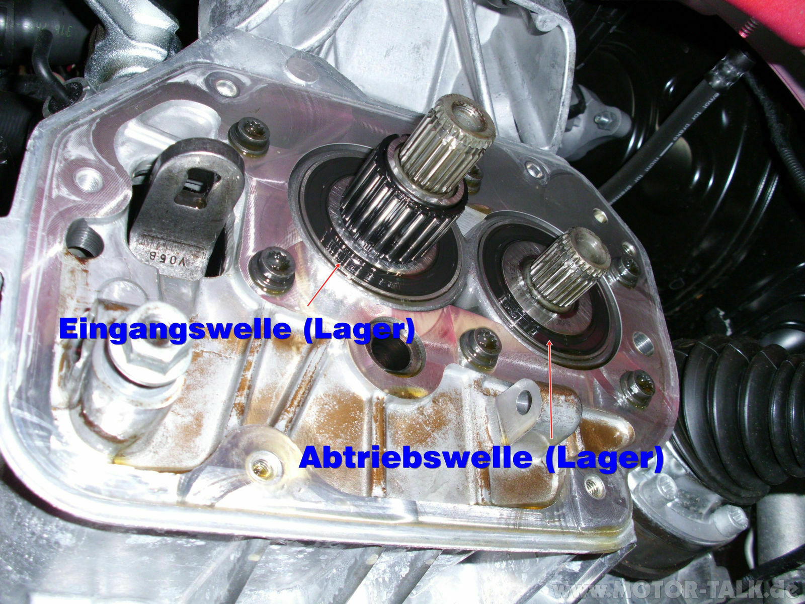 Getriebe Post Caddy