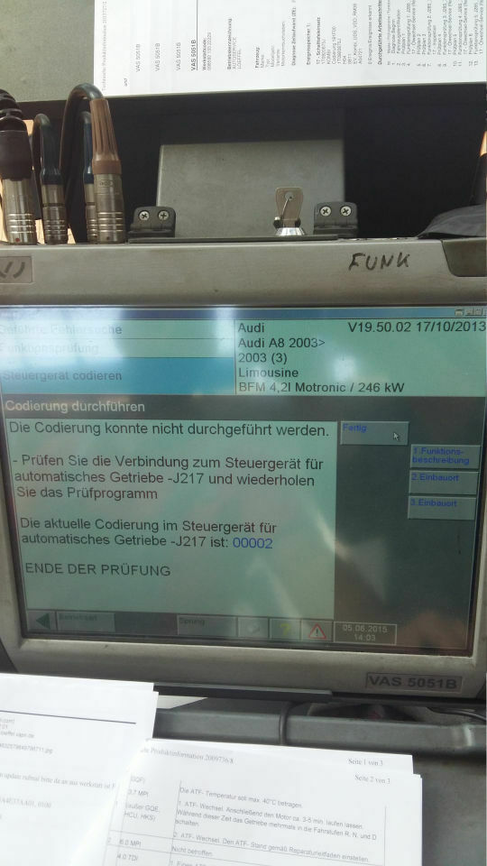 Getriebe ruckt leicht vom 2-3 gang trotz spülung T.E methode?!