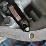 Parkkrallenfeder eingehangen