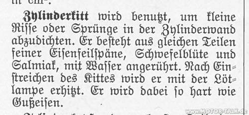 Zylinderkitt