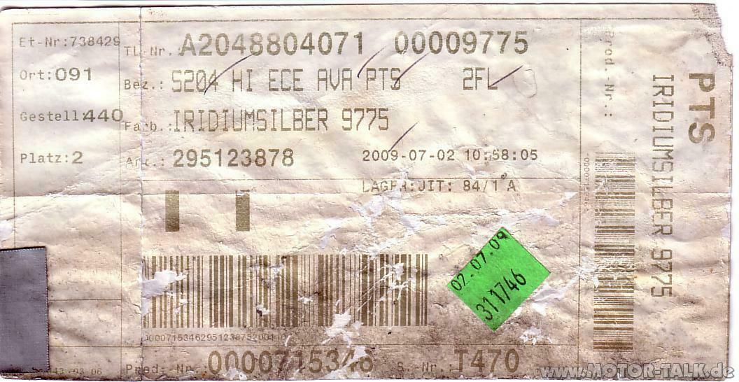 Gibt es nur 1 Sorte Heckschürze für alle W204 Modelle als Ersatzteil?