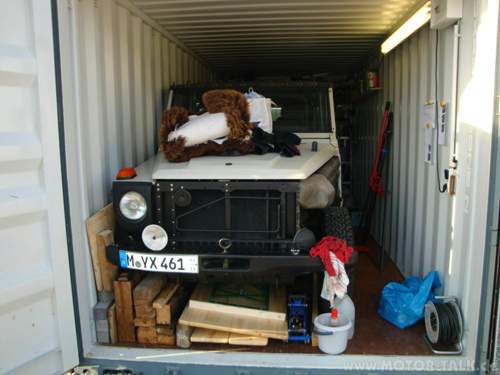 Container-einwinterung