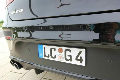 GLC Kurzes Kennzeichen Heck