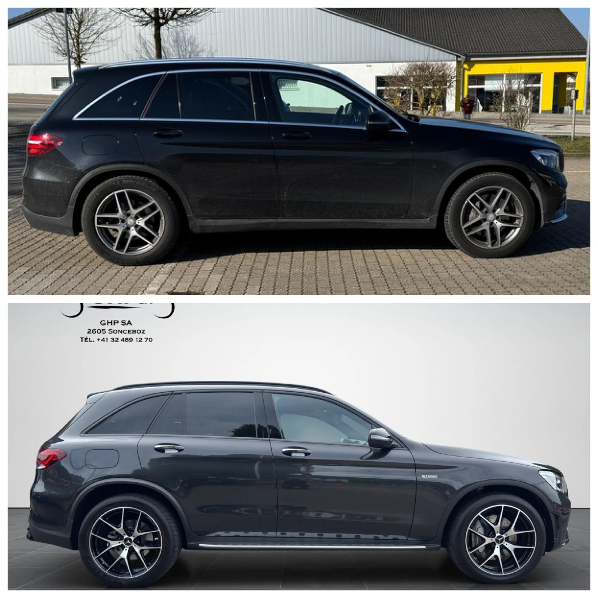 GLC X253 hinten tiefer als vorne
