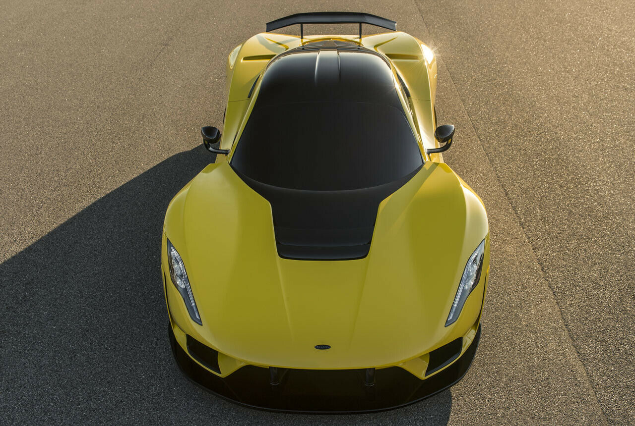 Der Hennessey Venom F5 verdankt seinen Namen der Fujita-Skala. Sie kategorisiert die Stärke von Tornados. Stufe F5 bedeutet 419 bis 512 km/h