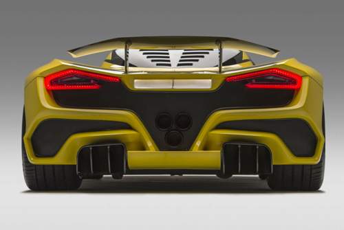 Das Fahrzeuggewicht des Hennessey Venom F5 liegt lediglich bei 1.338 Kilogramm