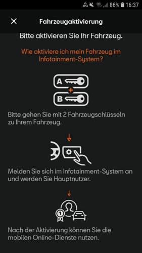 Aktivierung