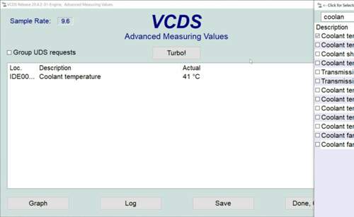 Messwert VCDS