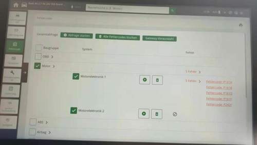 Alle Fehlercode