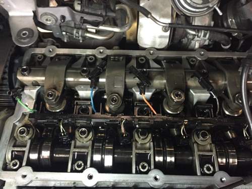 Motor-ohne-Ventildeckel