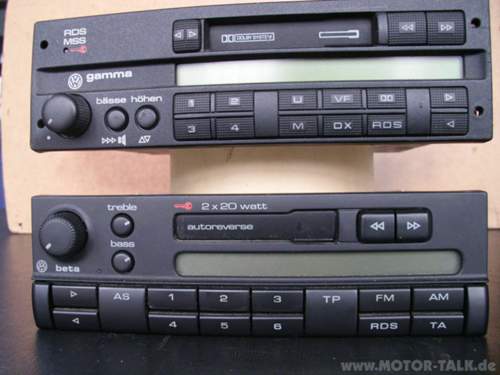 Vw-gamma-beta-radio