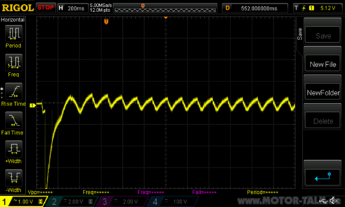 Signal vom Kurbelwellensensor
