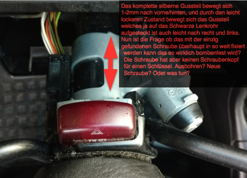 Golf-lenkstock-oben