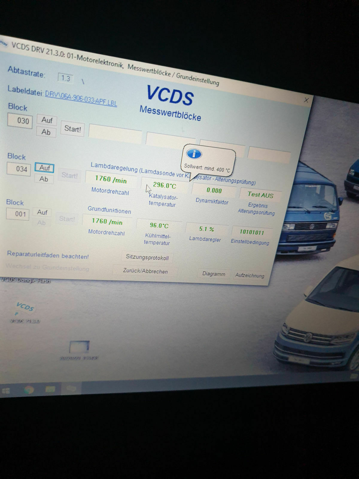 Golf 4 1.6 SR sporadisch Warmstartproblem und unruhiger Leerlauf