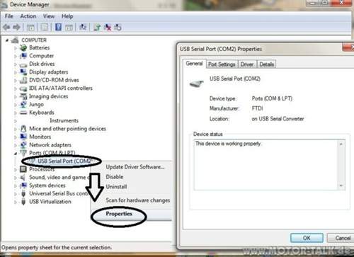 Virtual-com-port