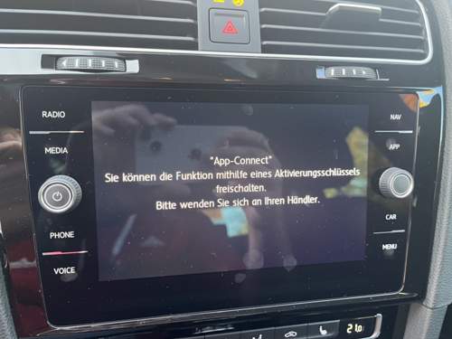 Hinweis App Connect