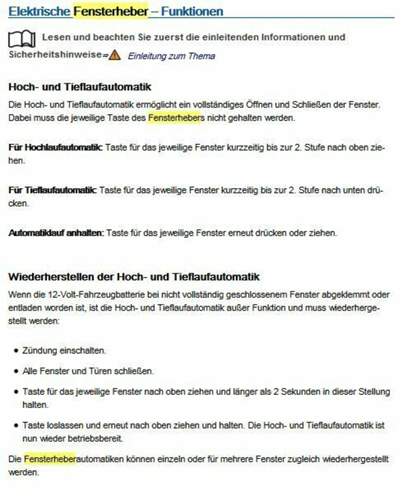 Fensterheber
